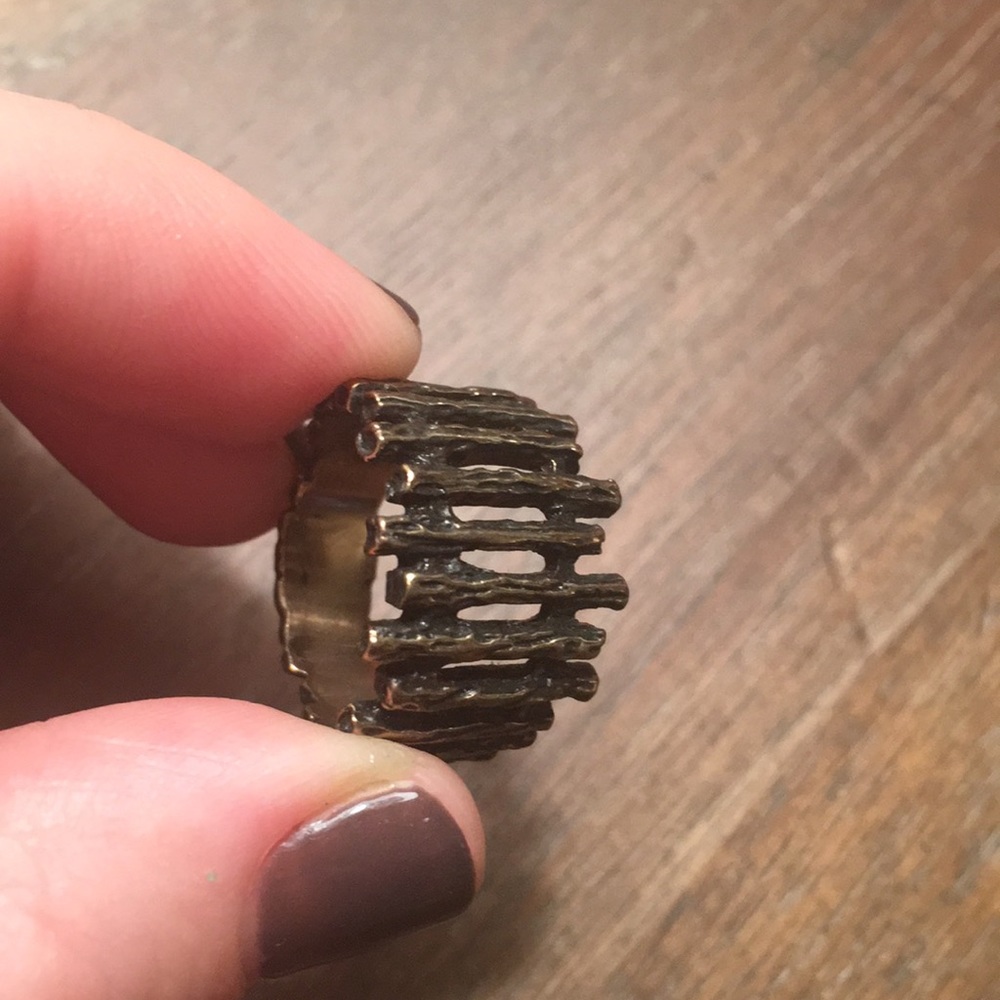 Pamela Love bronze twig ring - Picture 2 of 6